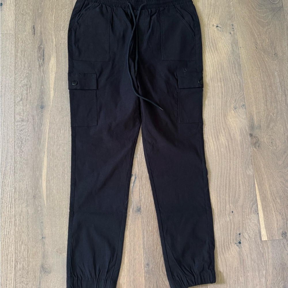 Madden girl women’s black athletic style pock casual jogger pants size XL